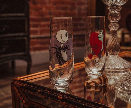 Disney The Nightmare Before Christmas Jack And Sally Cristal