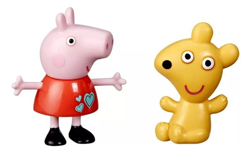 Figura Peppa Pig Y Sus Amigos Con Accesorio Original Hasbro