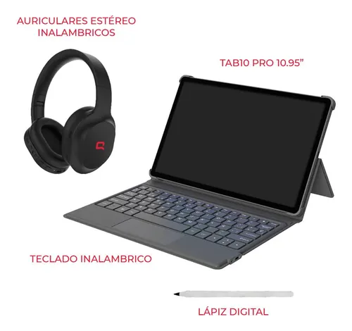 Tablet Compaq Tab Pro 8 256gb + Teclado + Auriculares + Bolí