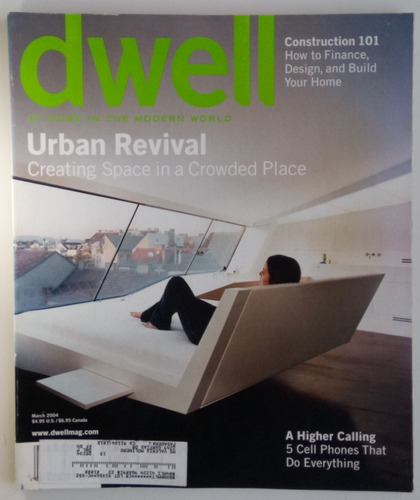 Revista Dwell Home Modern Design Urban Space 2004 Inglés Usa