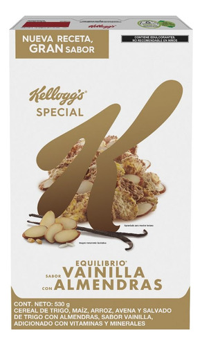 Kelloggs Cereal De Trigo Vainilla Almendra Equili Special K