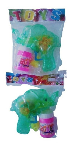 Pistola De Burbujas Bubble Con Luz Giratoria Toys