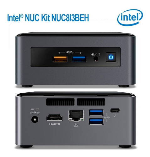 Mini Pc Intel Nuc Nuc8i3beh Core I3 Vesa Wifi Bluetooth Hdmi