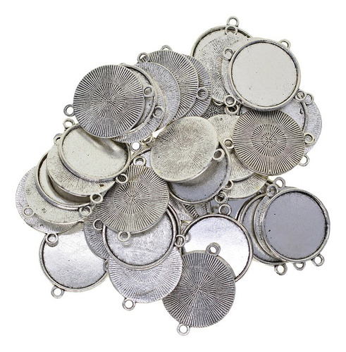 Tg Lote De 100, Bisel De Camafeo Liso En Blanco 16 Mm + 18