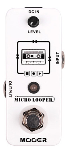 Pedal De Gravação De Loops - Micro Looper - Mooer