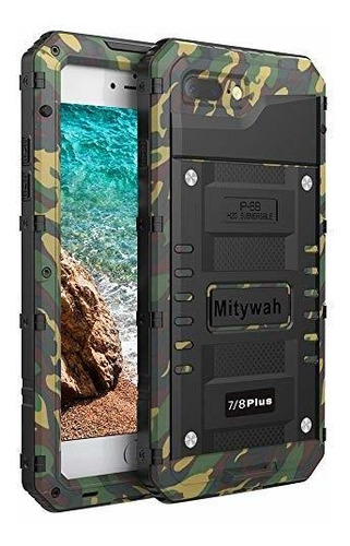 Caja Impermeable Mitywah Para iPhone 7/8 Plus, Duty 8b4xi