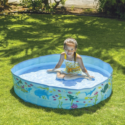 Imagen 4 de 8 de Pileta Rigida Infantil Redonda 120x25 Cm Para Niños Y Bebes