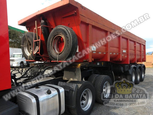 Scania P124 La 6x2 420cv + Reboque Librelato Caçamba 3 Eixos
