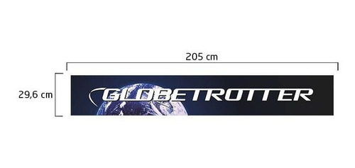 Imagem 5 de 5 de Faixa Adesivo Testeira Quebra-sol Globetrotter - Volvo Fh