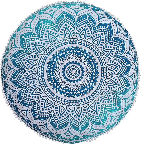 Imagen 2 de 4 de Cojines De Suelo De Mandala Grandes Funda De Cojín