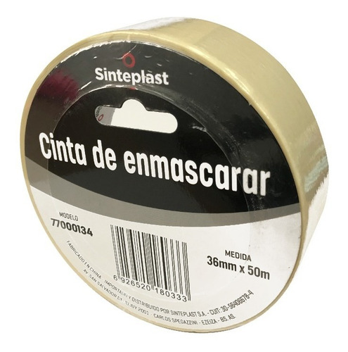 Cinta De Papel Enmascarar Sinteplast | 36mm 