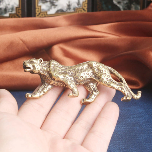 Estatuas De Figuras De Pantera Cobre Hecho A Mano Para La