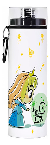 Termo Cilindro Princesas Botella 750ml Aurora 2