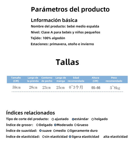 M Set De Ropa De Bebé Recién Nacido