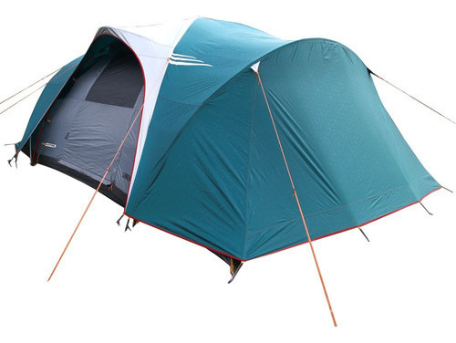 Carpa tipo iglú Laredo Gt con techo para 8/9 personas, gris y azul