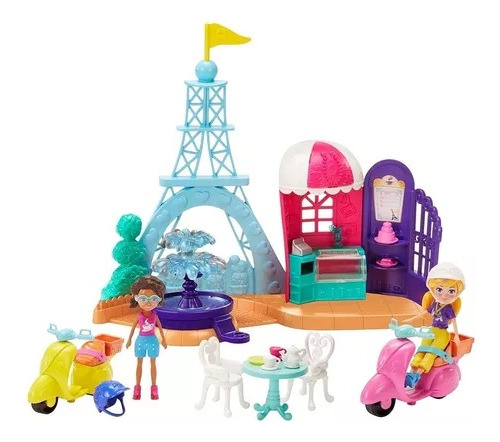 Set De Juego Muñeca Polly Pocket Aventuras En París
