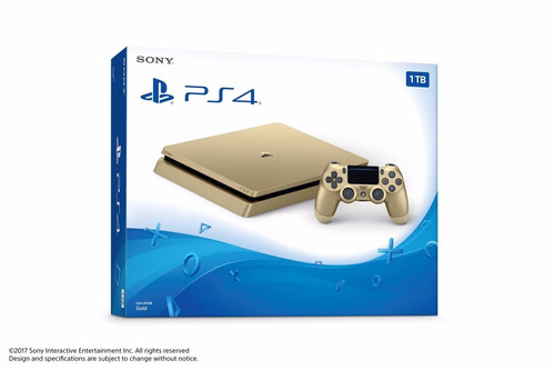 Playstation 4 Slim Gold 1tb - Dorada