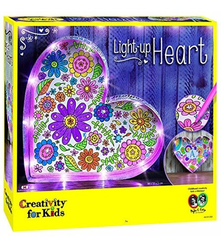 Creativity For Kids  light Up Corazón Marquee Craft Kit