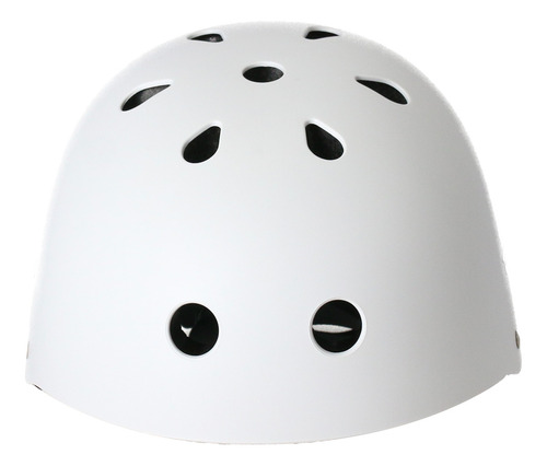 Casco 11v Bicicleta Bmx Skate Monopatín Blanco Topmega Talle S (52-56)
