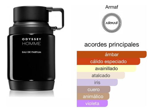 Armaf Odyssey Homme Black Edp 100 ml Original/sellado