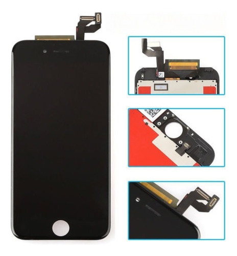 Negro iPhone 6s 4,7  Para El Conjunto De Repuesto De Lcd Tou
