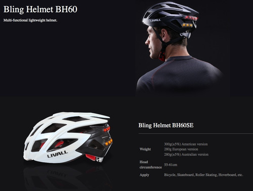 Casco Bicicleta Livall Bh60, Con Bluetooth