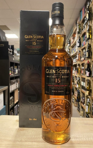 Whisky Glen Scotia 15 Años. Single Malt. 700 Ml