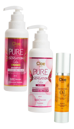 Shampoo Y Acondicionador Color Mas Oil Pearl Cloe Pack