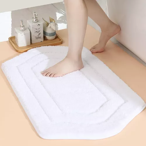  COSY HOMEER - Alfombras extra gruesas para el baño, tapetes de  baño antideslizantes, tapete de felpa suave, peludo y 100% micro poliéster, tapete  para sala de estar y dormitorio, absorbente de