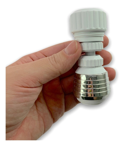Imagem 8 de 10 de Adaptador De Torneira Ajustável Prolongador 360 Pia Cozinha