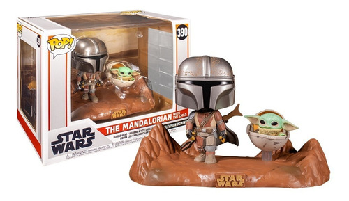 Pop! Funko Mandalorian & The Child Baby Yoda 390 | Star Wars