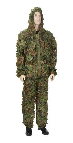 Ghillie Suit Kit Camuflaje Hunter Completo Hunting Camo