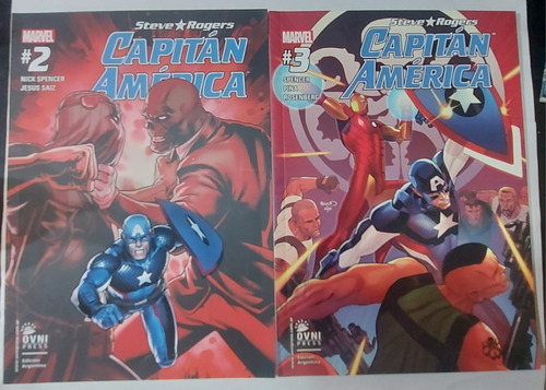 Comic Capitán América Steve Rogers Marvel 2 Y 3 Por Las Dos