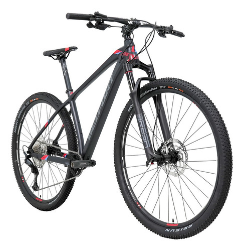 Bicicleta Belfort Zamna Reba R29 T19 Grafito Belfort 2025 Color Negro Tamaño del cuadro L