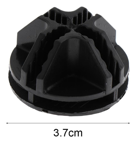 10 Conectores De Malla De Plástico Negro Para