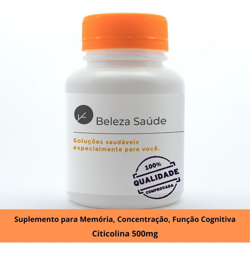 Citicolina 500mg : 90 Cápsulas ***** Sabor