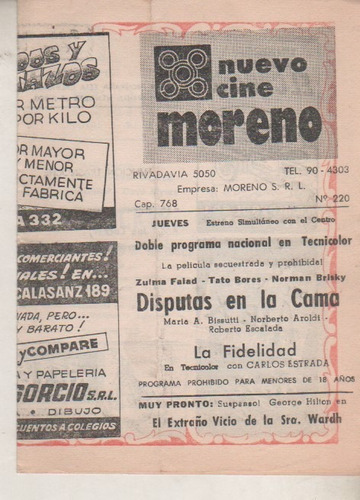 Programa Cine Moreno * Año 1972 - Joe Cocker Perros Rabiosos