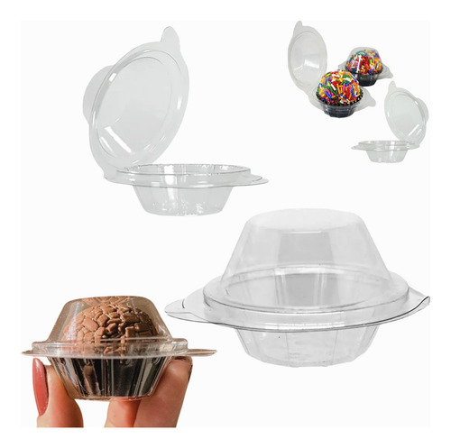 Embalagem Individual Para Brigadeiro Doces C/ 100 Un