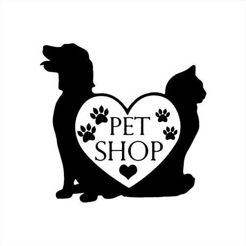 Adesivo De Parede 92x115cm - Pet Shop Pets