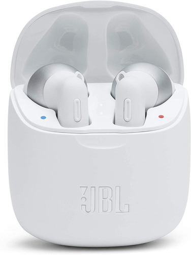 Auricular In-ear Gamer Inalámbrico Jbl Tune 225tws White Con Luz Led