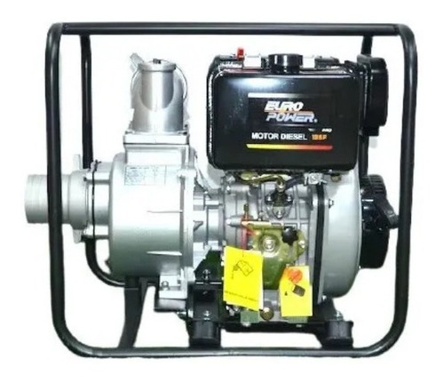 Motobomba Europower Diesel 9hp Mod:dp40 4x4 De Caudal