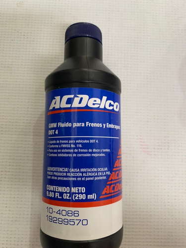 Liga De Frenos Marca Acdelco Dot 4290ml