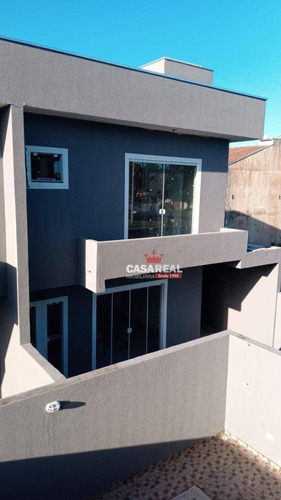 Imagem 14 de 30 de Sobrado Novo Com 3 Quartos, 03 Banheiros E 03 Vagas, À Venda Por R$400.000,00 - Brejatuba/pr - So0046