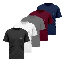 Comprar Kit 5 Camiseta Masculina Dry Fit Academia Treino  Fitness 
