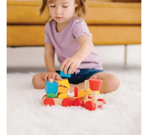 Tren Pequeño Apilable De Colores - Melissa & Doug