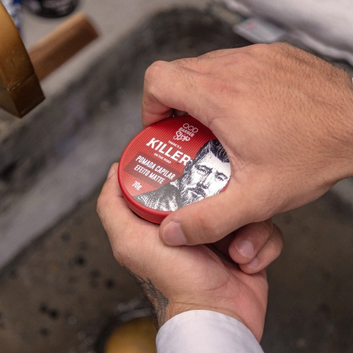 Imagem 3 de 4 de Pomada Killer 70g Efeito Matte | Alta Fixação | Qbs