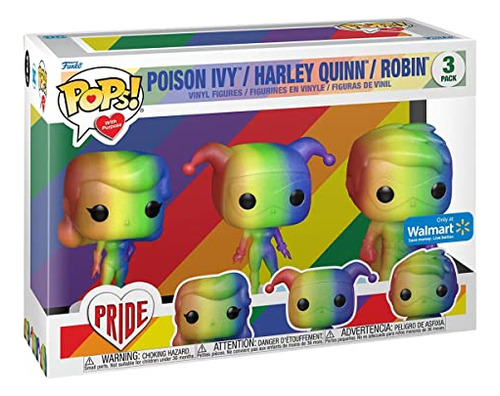 Set De Figuras De Juguete Funko Dc Heroes Poison Ivy, Harley