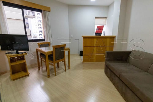 Imagem 2 de 15 de Flat Alameda Campinas Fora Do Pool - Sf12112