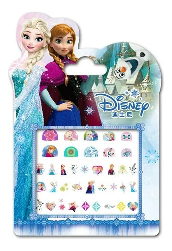 Frozen Stickers Para Unas