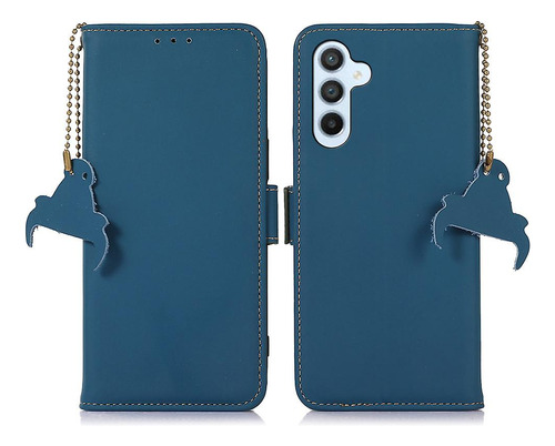 Funda De Piel Con Bloqueo Rfid Para Samsung Galaxy F34 5 G/m